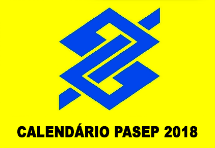 Calendário PASEP 2018